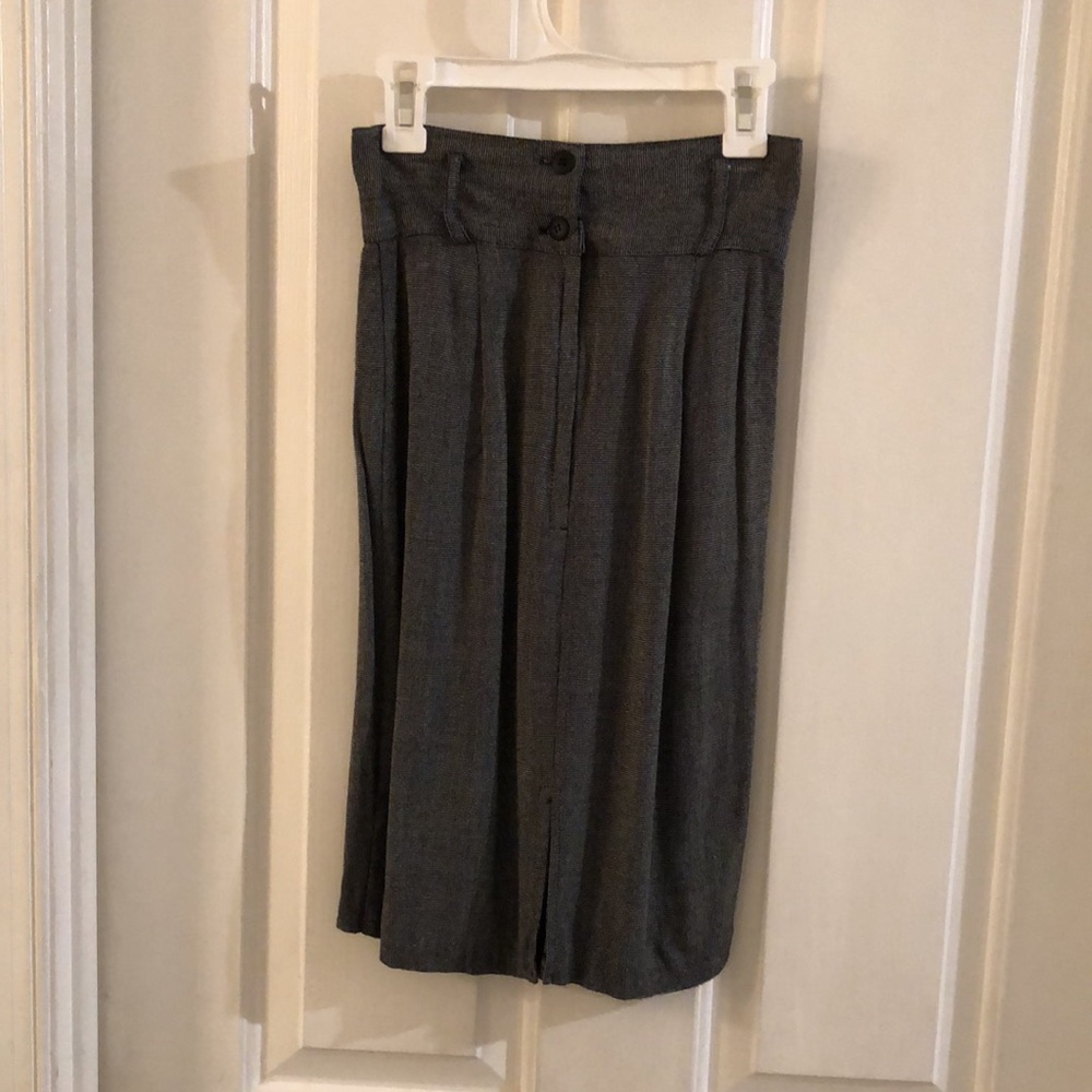Beautiful Vintage Just Maggie Houndstooth Skirt w/Belt - Picture 3 of 5